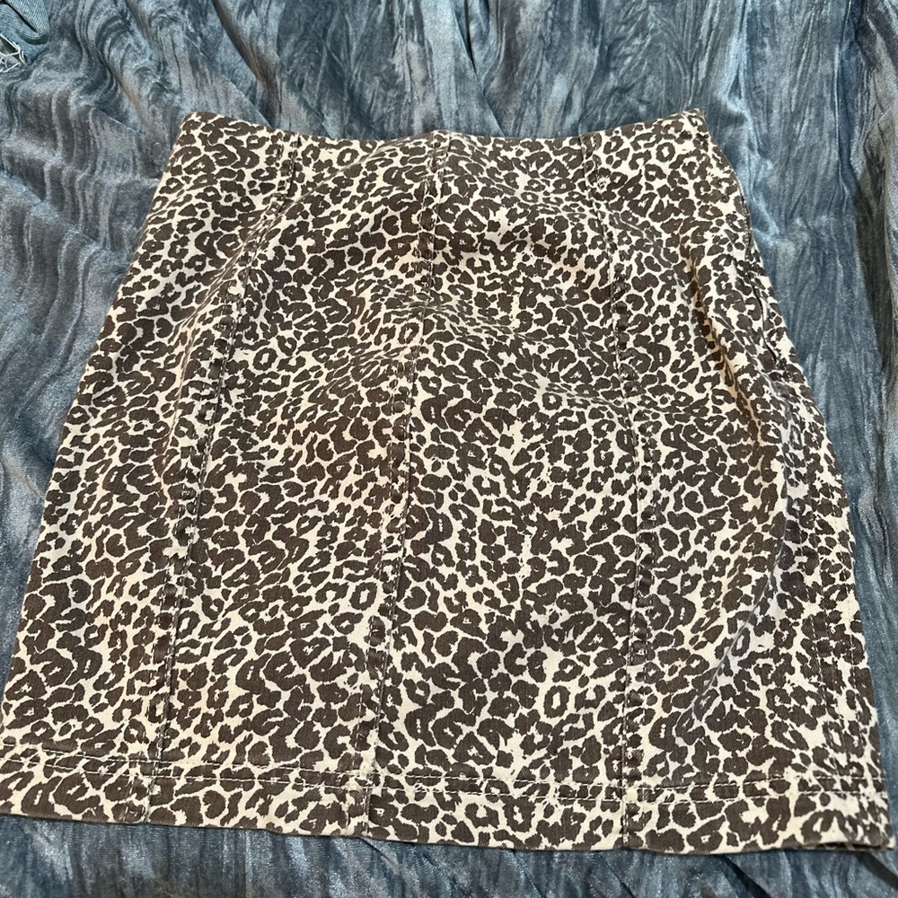 Free people patterned skirt